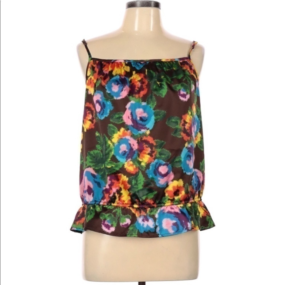 SILKY floral tank